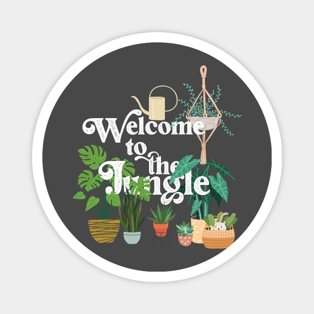 Welcome to the Jungle Magnet by Perpetual Brunch